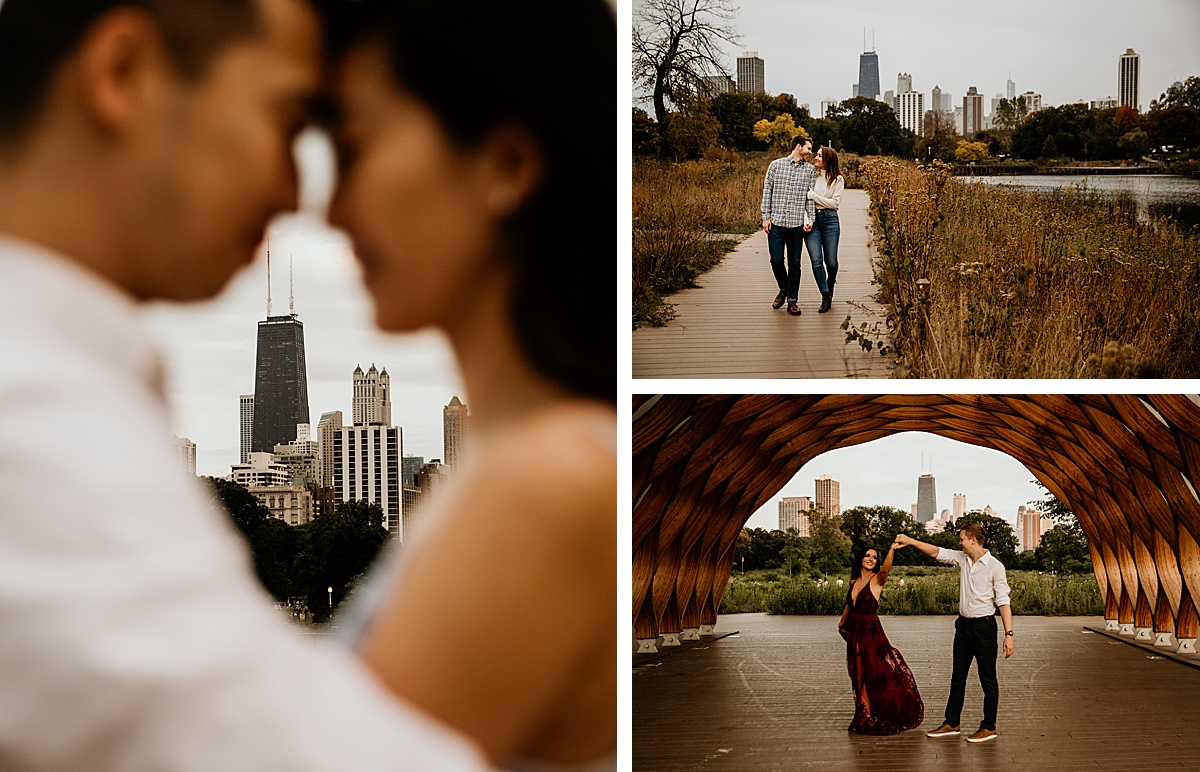 lincoln park, engagement photos, chicago engagement locations, couples engagement photos,